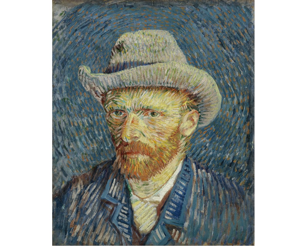 A Self-Portrait with Grey Felt Hat