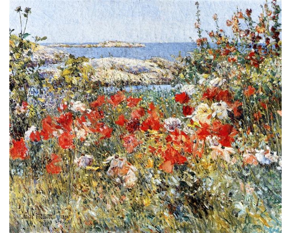 Celia Thaxter's Garden, Isles of Shoals, Maine