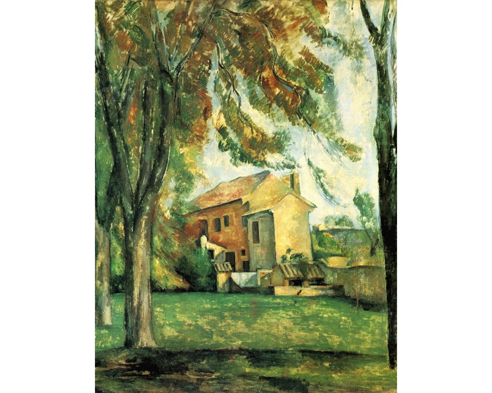 Farmhouse and Chestnut Trees at Jas de Bouffan