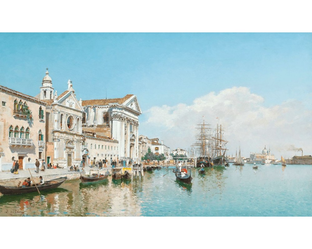 Gesuati church in Venice, 1899