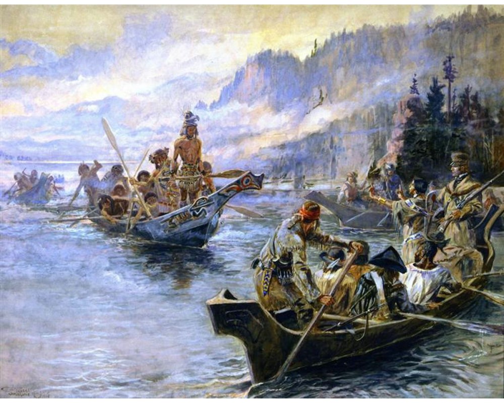 Lewis and Clark on the Lower Columbia