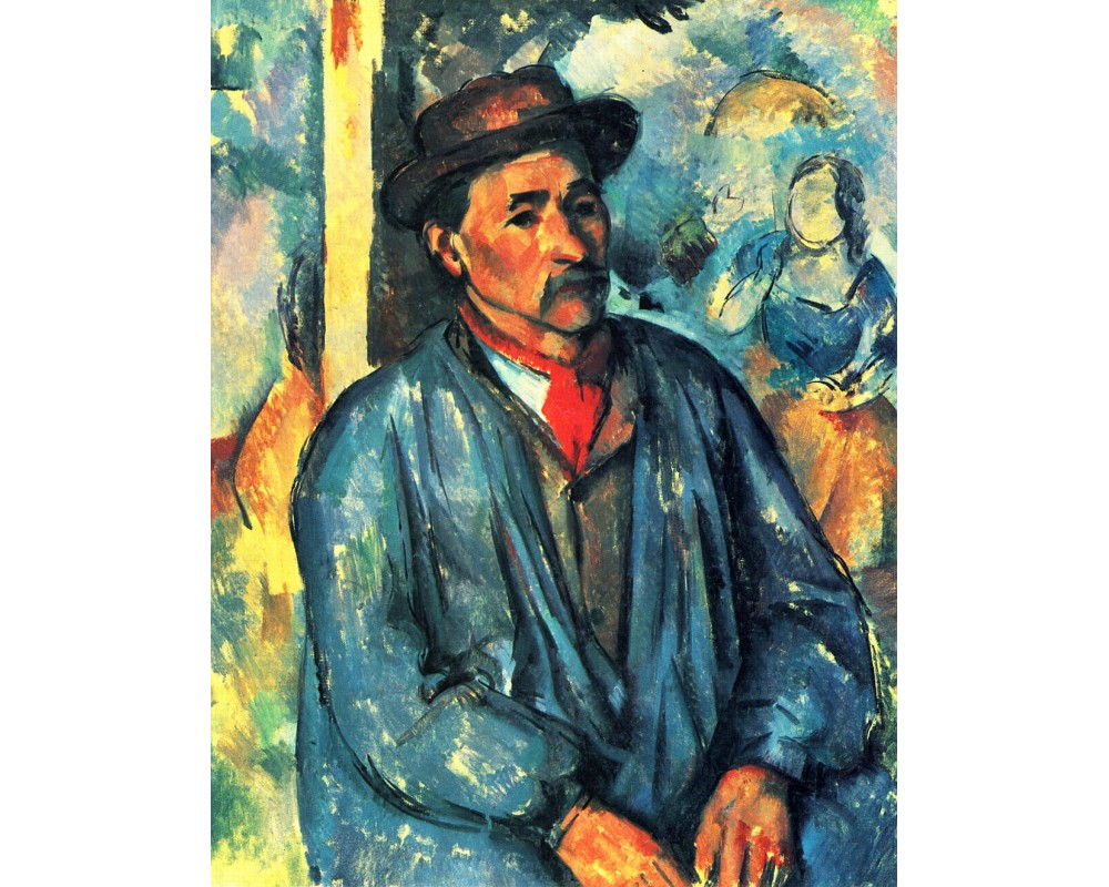Man in a Blue Smock