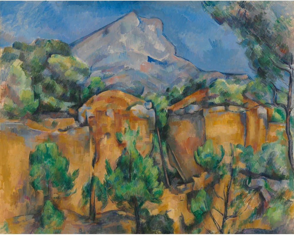 Mont Sainte-Victoire Seen from the Bibémus Quarry