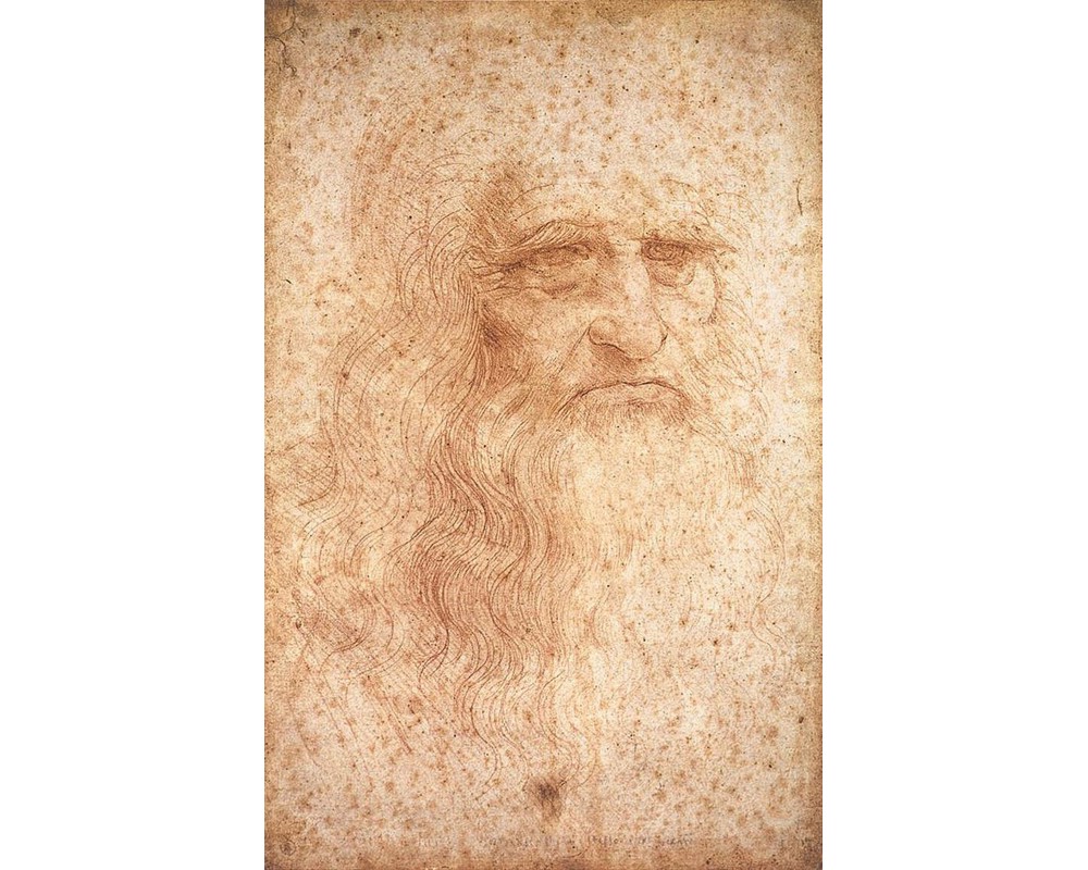 Portrait of a Man in Red Chalk