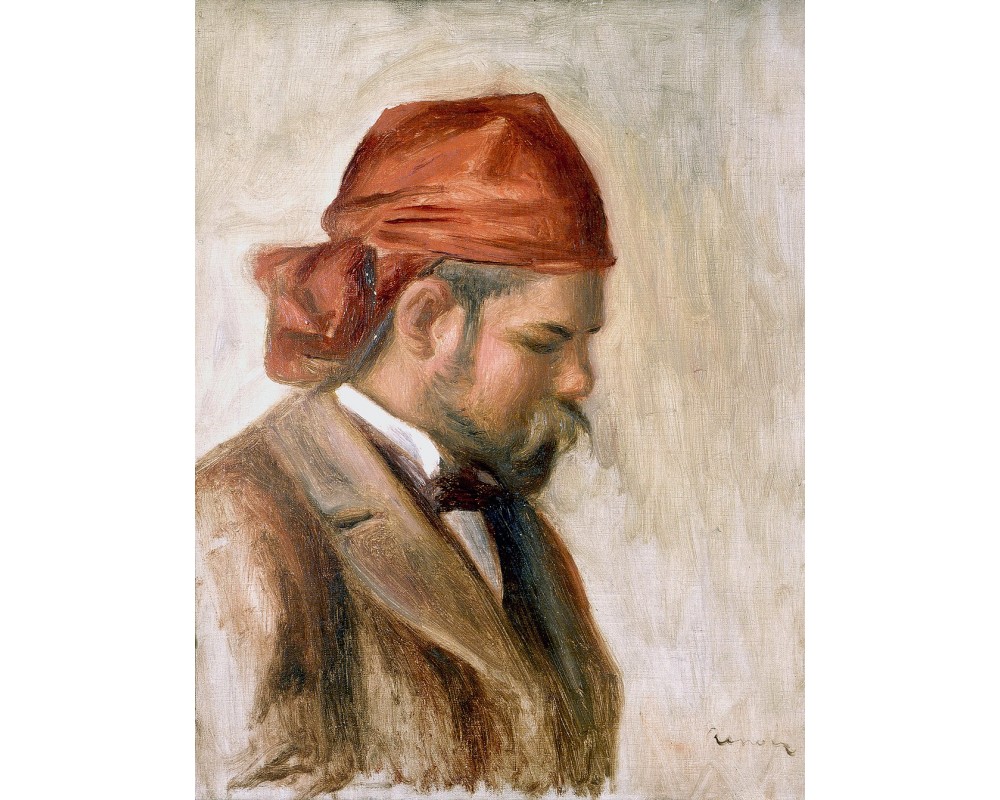 Portrait of Ambroise Vollard in a Red Headscarf
