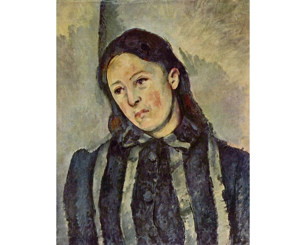 Portrait of Madame Cézanne with Loosened Hair