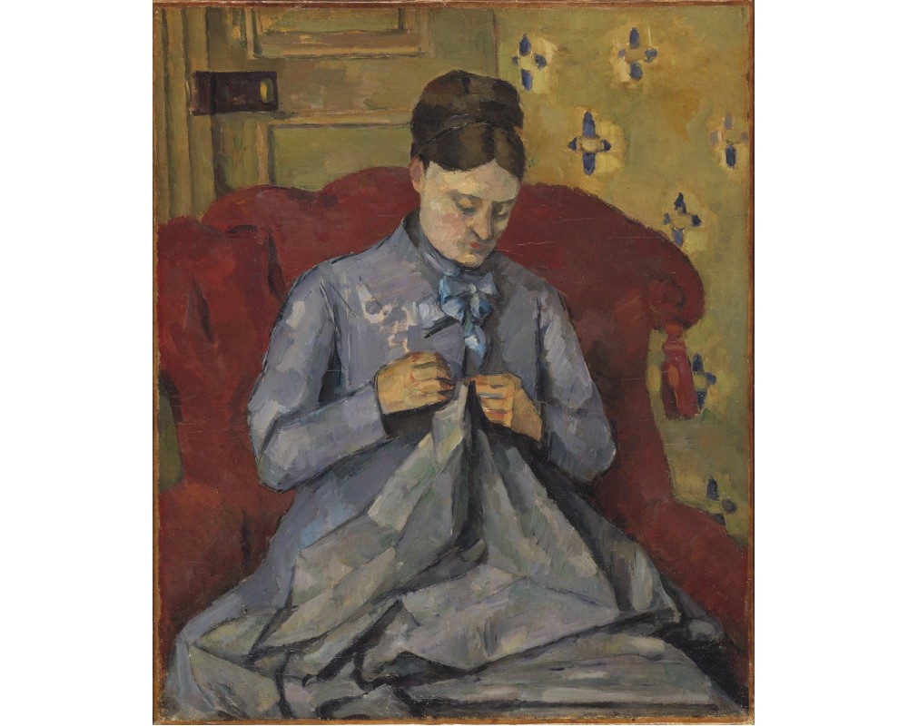 Portrait of the Artist's Wife Sewing