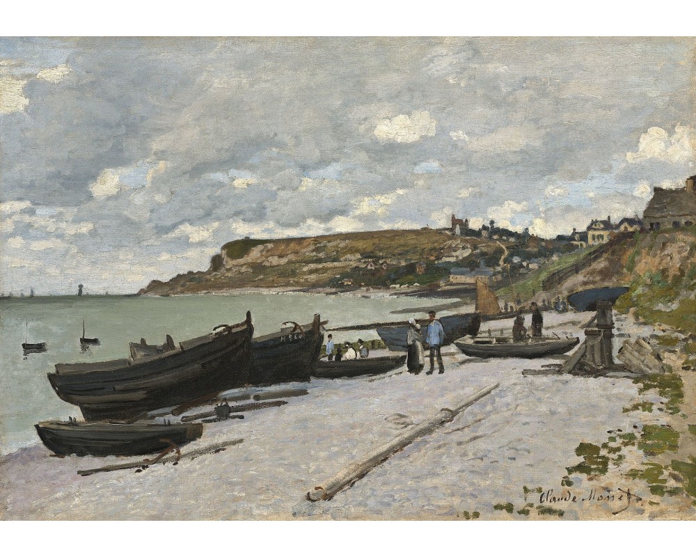 Sainte-Adresse, Fishing Boats on the Shore