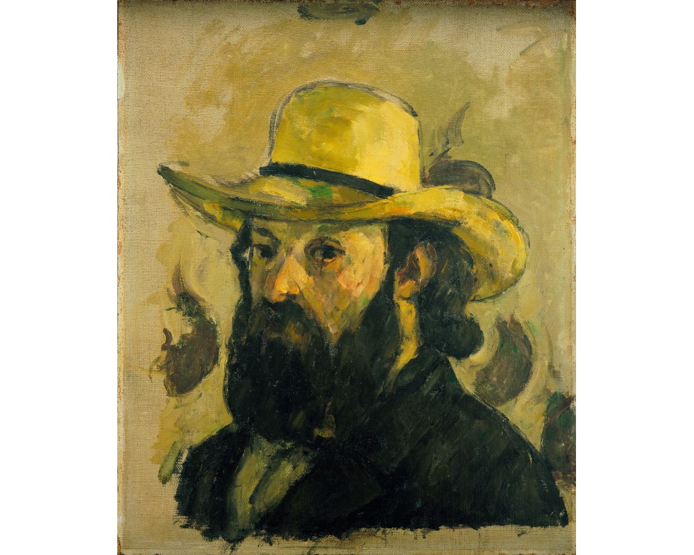 Self-Portrait in a Straw Hat
