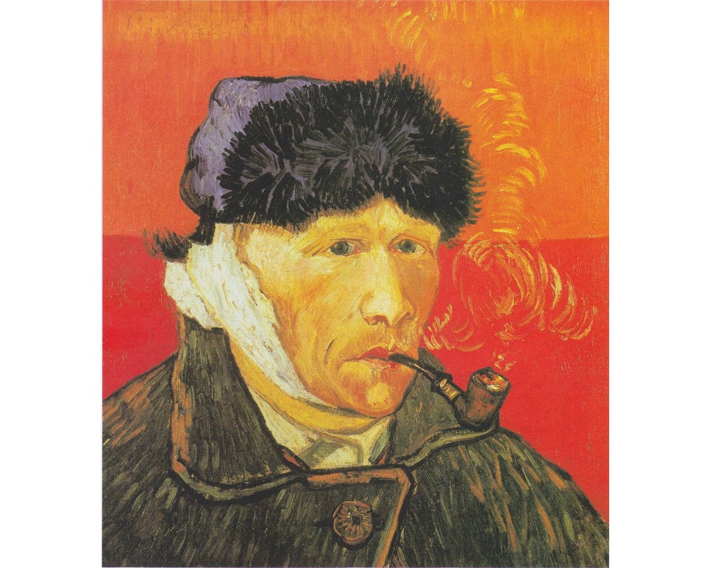 Self-portrait with Bandaged Ear and Pipe