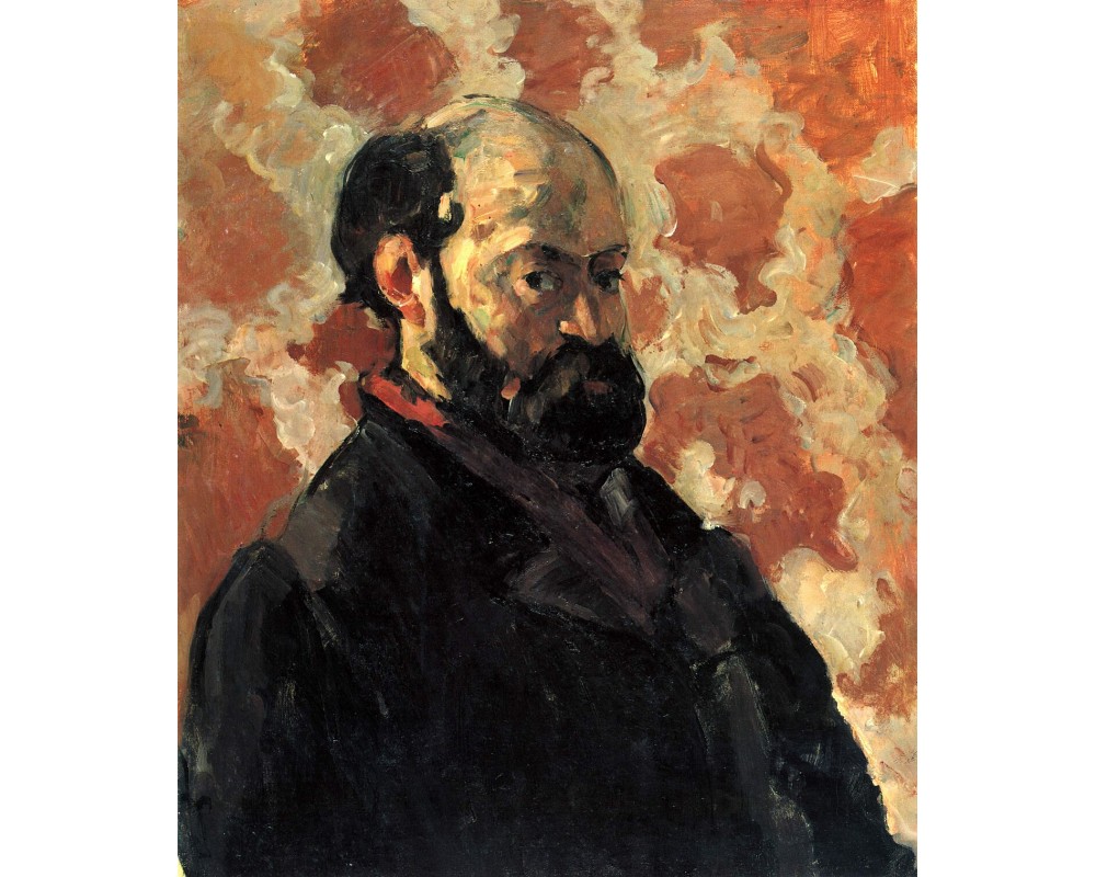 Self-Portrait with Pink Background