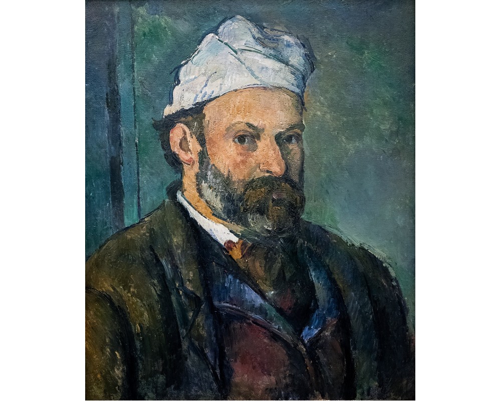 Self-Portrait with White Turban