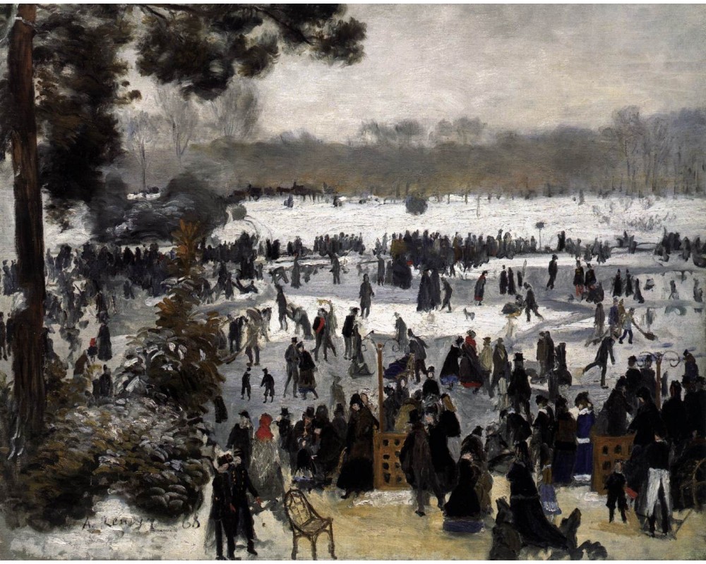 Skaters in the Bois de Boulogne
