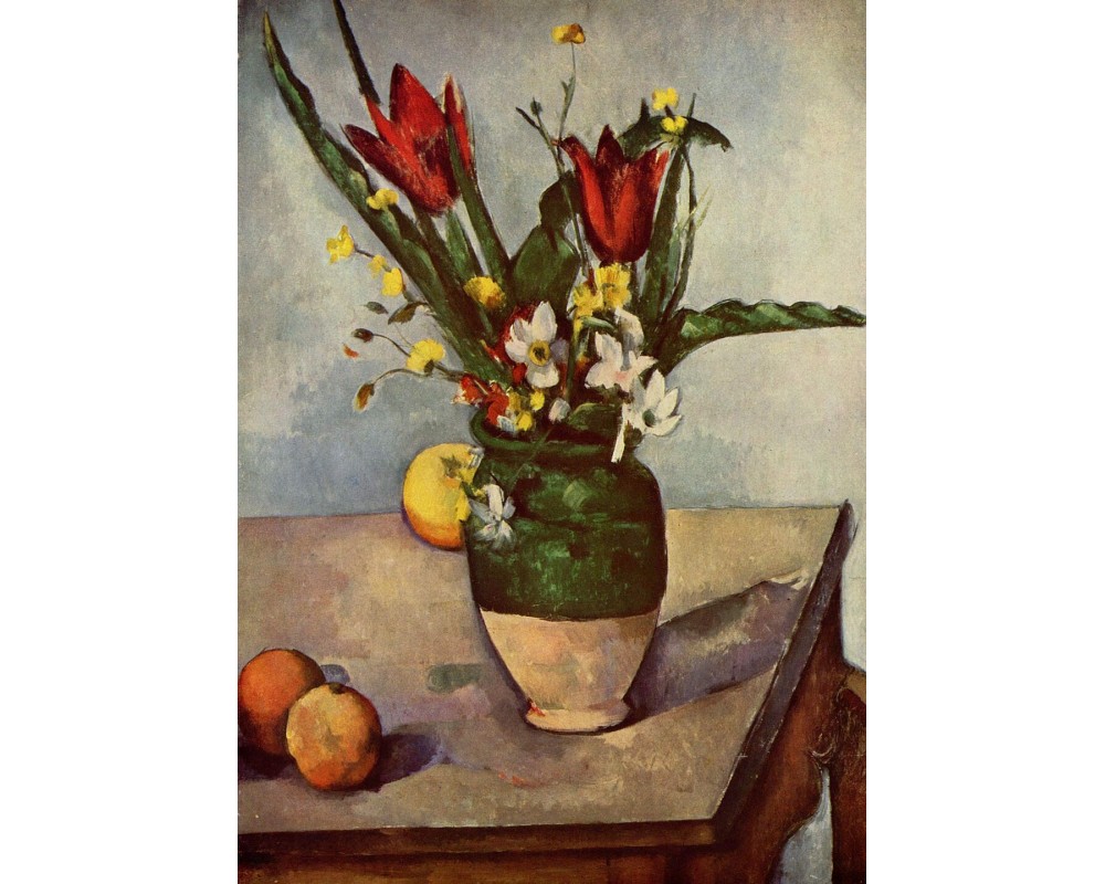 Still Life with Tulips and Apples