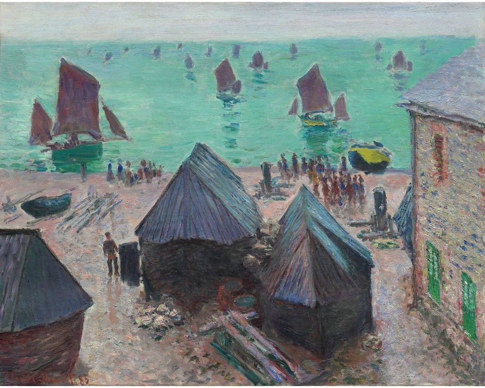 The Departure of the Boats, Etretat