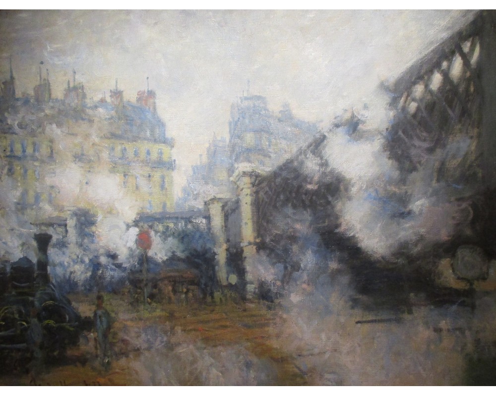 The Pont de l'Europe, Saint-Lazare Station
