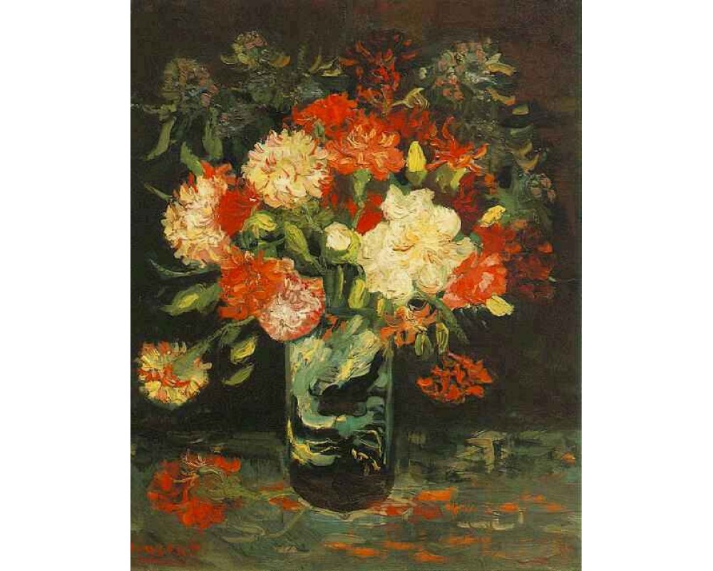 Vase with Carnations 1886