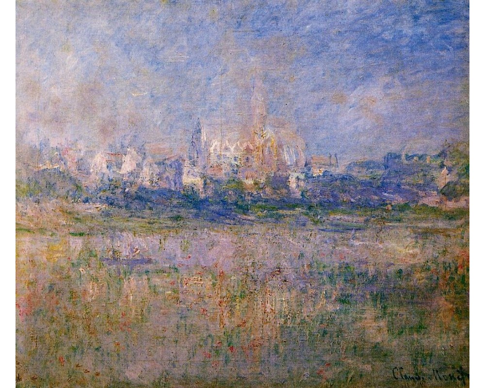 Vetheuil in the Fog