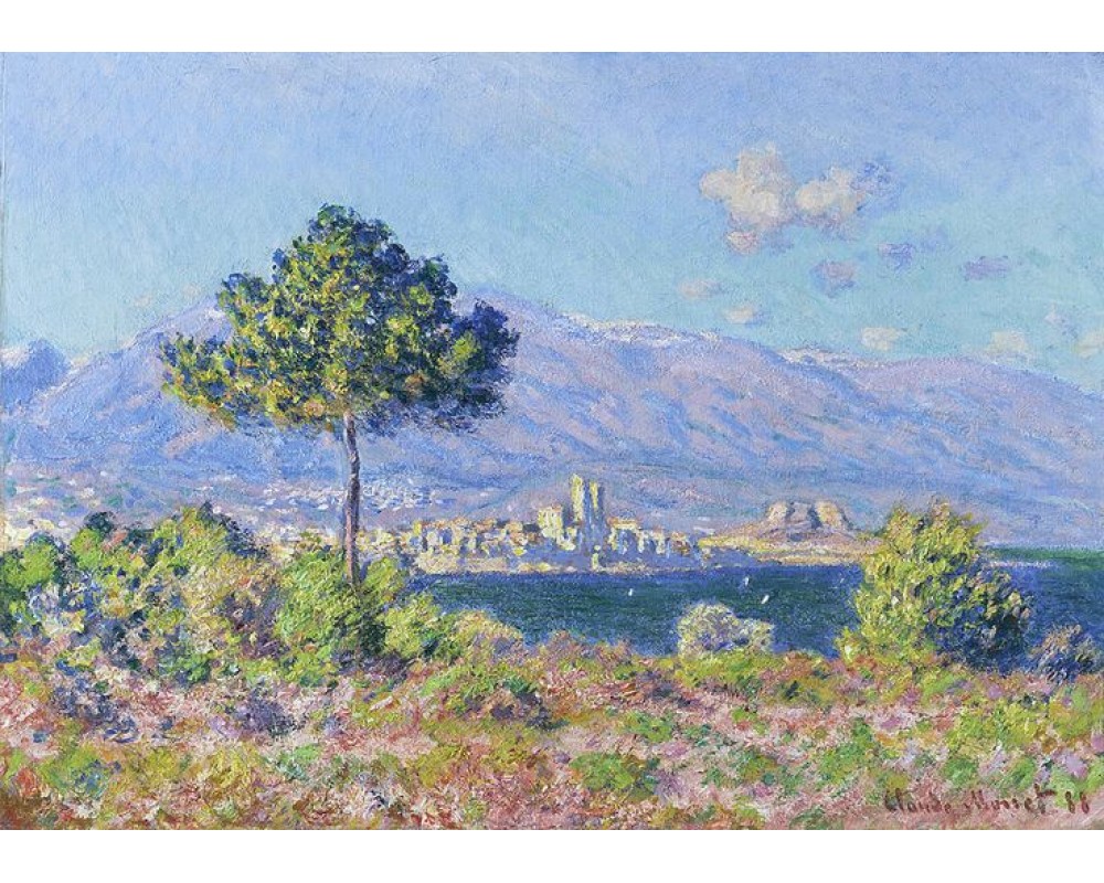 View of Antibes from the Plateau Notre-Dame