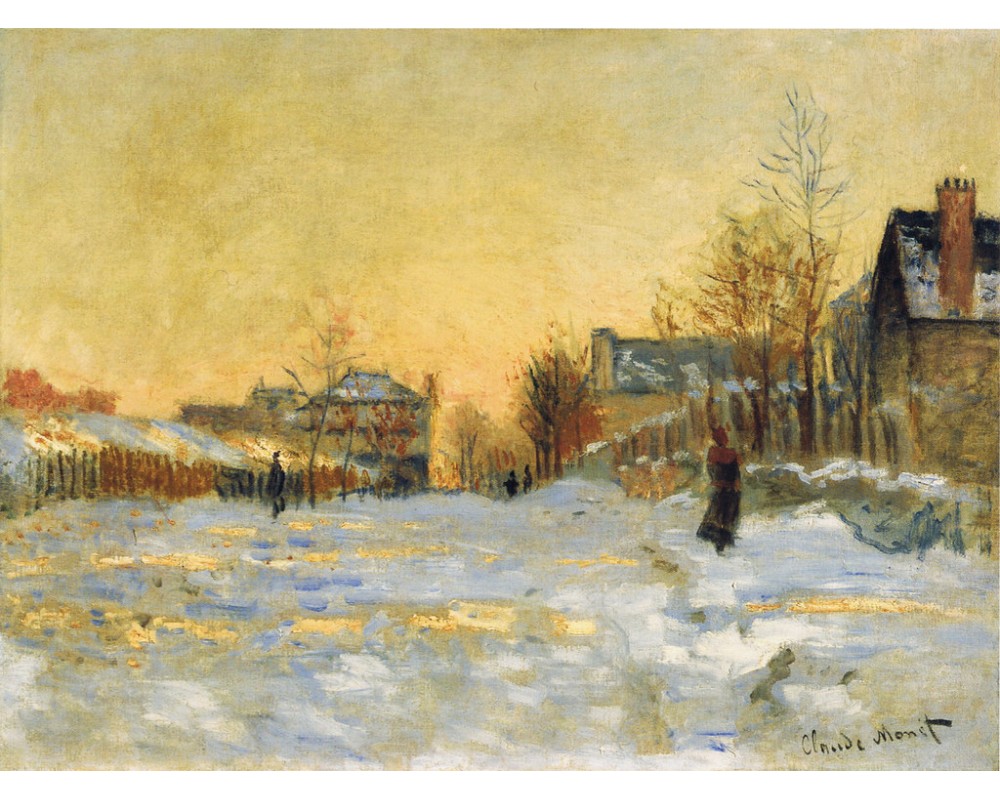 View of Argenteuil in the Snow
